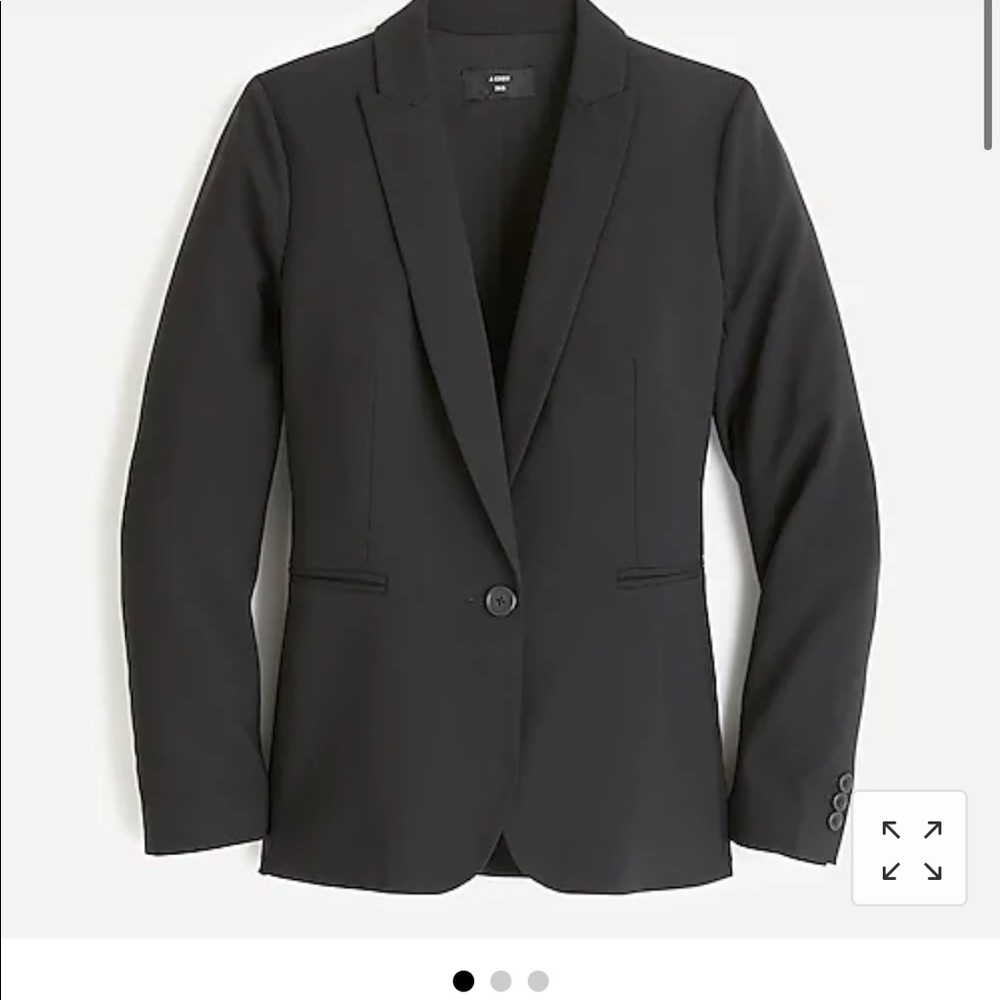 j crew black blazer